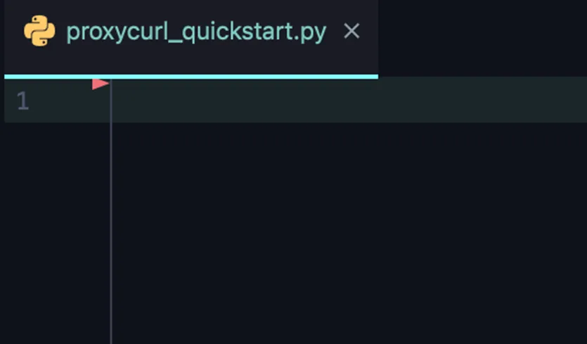 Blank proxycurl_quickstartpy file